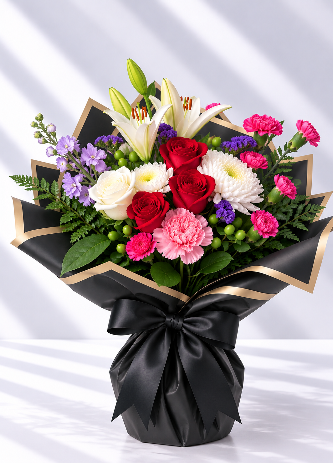 Blushing Elegance Wrapped Vase