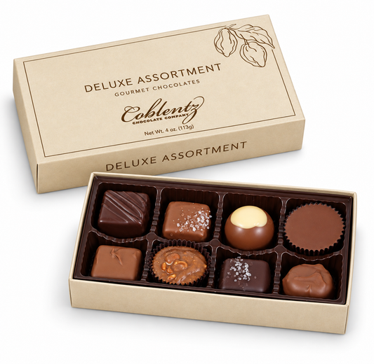 COBLENTZ Deluxe Assortment Gift Box 4 oz - forever roses store 