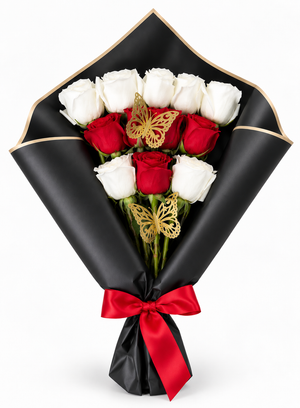 Upright Romance Bouquet - forever roses store 