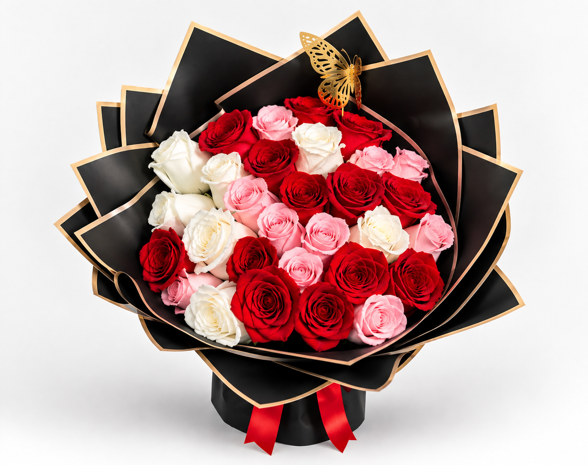 Royal Romance Bouquet - forever roses store 