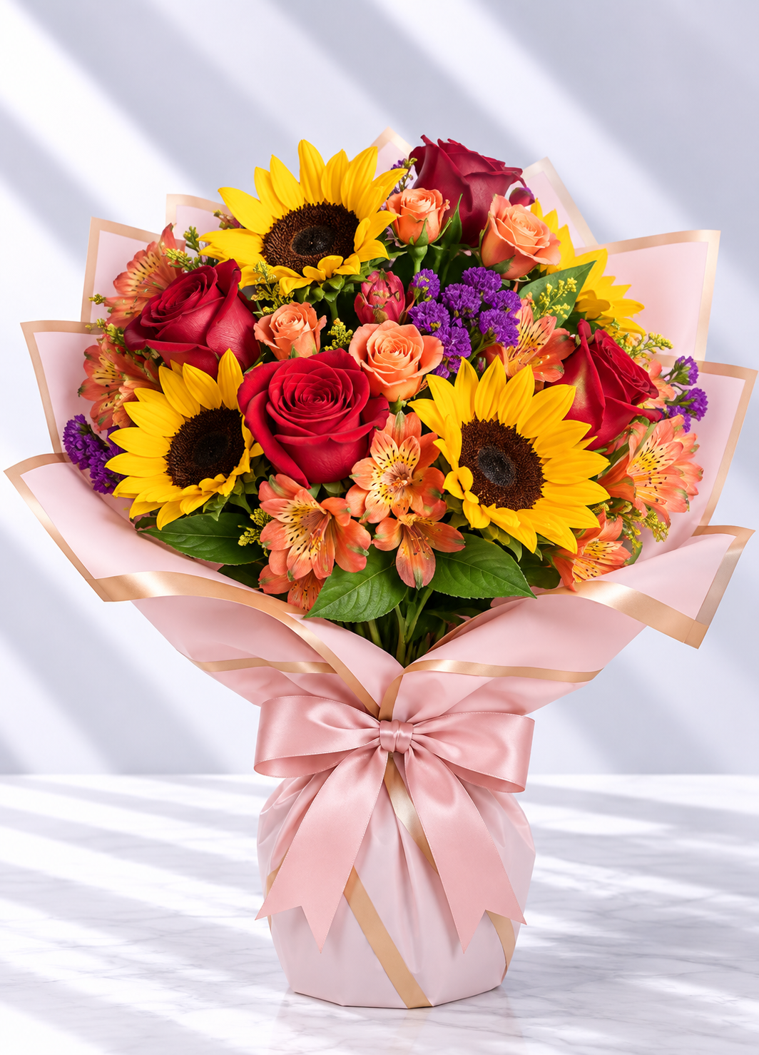 Elegance Autumn Wrapped Vase