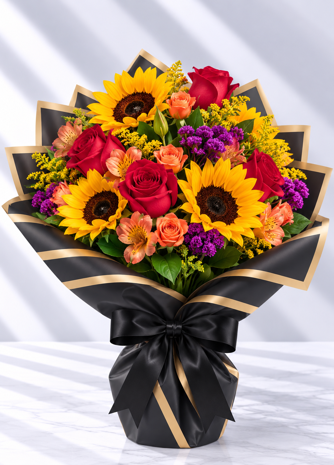 Elegance Autumn Wrapped Vase