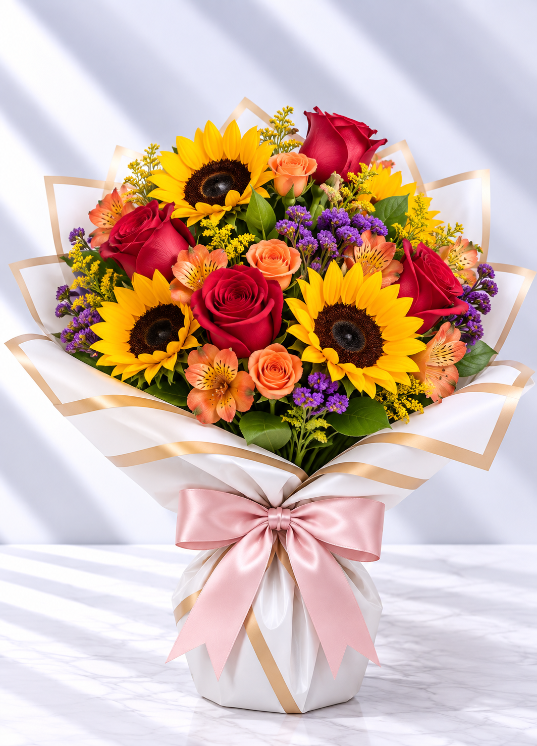 Elegance Autumn Wrapped Vase