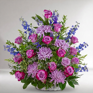 Lavender Comfort Basket - forever roses store 