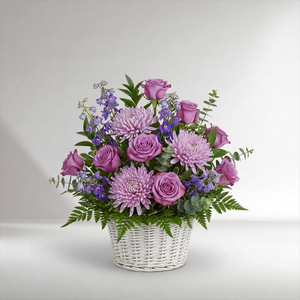 Lavender Comfort Basket - forever roses store 