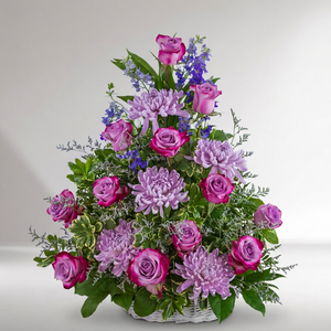 Lavender Comfort Basket - forever roses store 