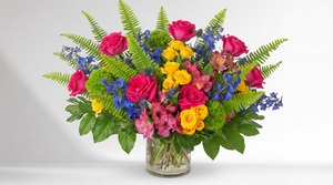 Cheerful Arrangement - forever roses store 