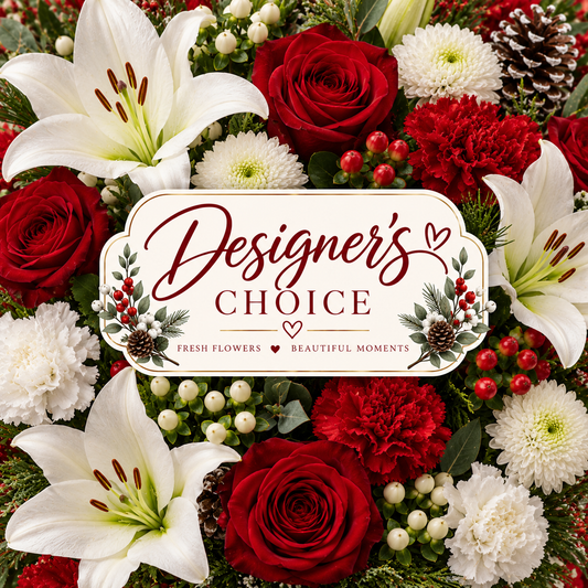 Christmas Florist Choice - forever roses store 
